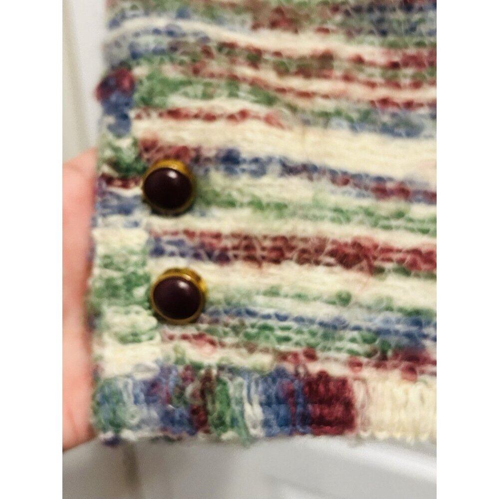 Vintage Quiet Wealth Womens Jacket Sz XS Tweed Channel Style Boucle Tweed Blazer - Picture 12 of 14